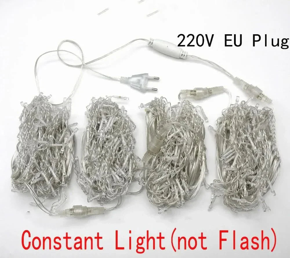 Cortina de Luzes LED Natalinas – Encanto e Magia para sua Casa