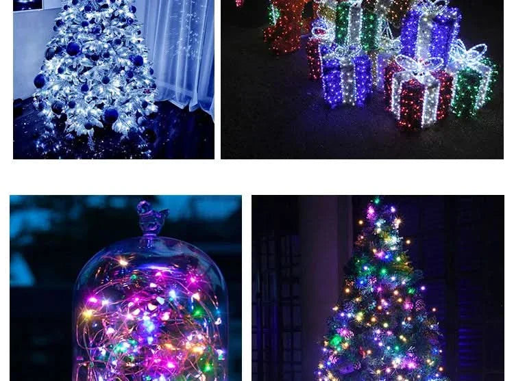 Luzes de Fadas Natalinas à Prova d'Água – Encanto e Magia