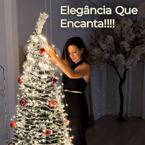 Árvore de Natal Popup + 2 Bolas de Espelho MÁGICAS